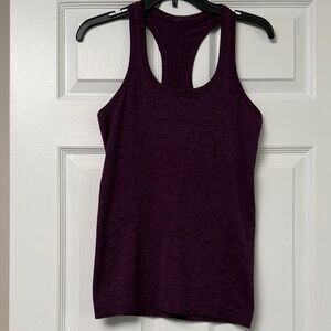 Women's Lululemon size 6 Racerback Tank Top - Plum maroon